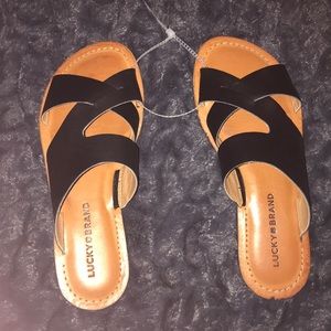 Black Lucky Brand Sandals